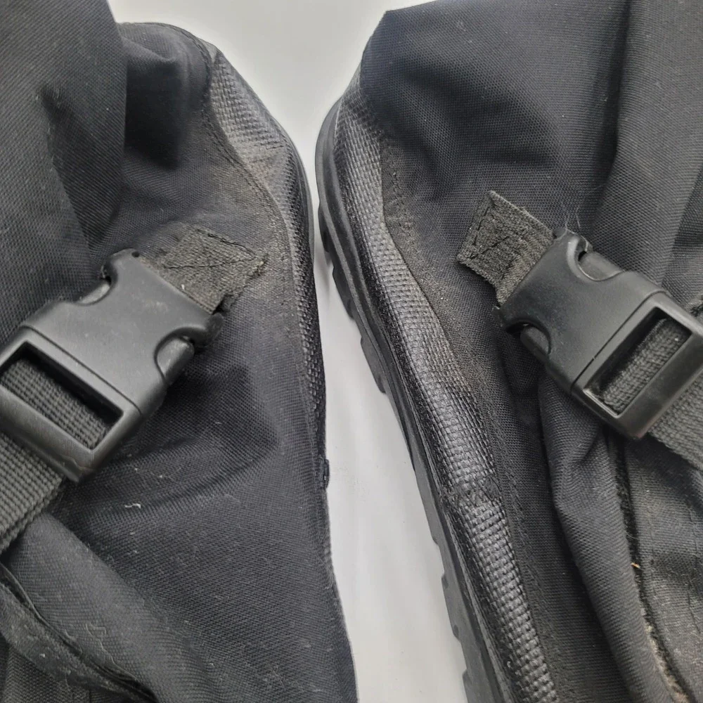 NEOS Overshoe Waterproof Winter Boots Black XL Adjustable Buckle Lug Sole
